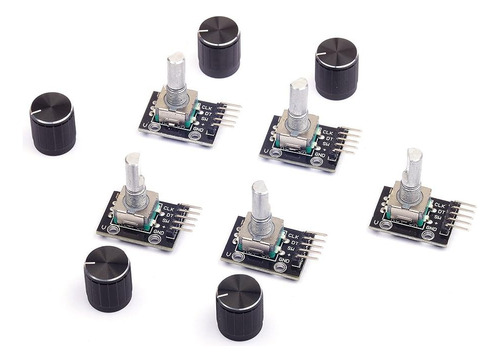 Cylewet 5pcs Ky-040 Rotary Encoder Modulo Con 15 × 16 5 