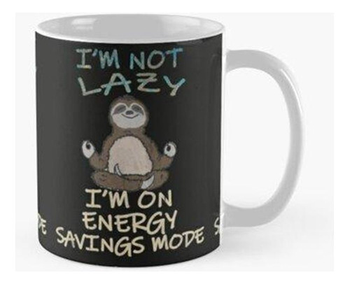 Taza Funny Yoga Sloth Shirt Cita Im En El Modo De Ahorro De 