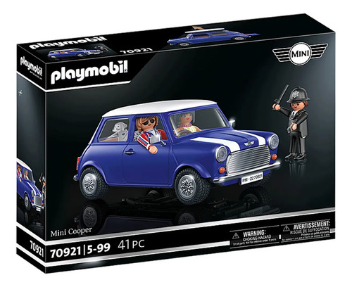  Auto Mini Cooper Playmobil 41pcs Juguetes Niño 70921 Febo  