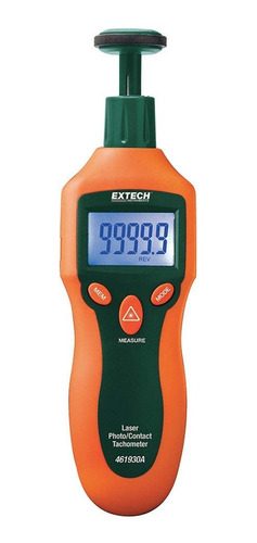 Fototacómetro Láser Y Contacto Hasta 19,999 Rpm Extech Rpm33