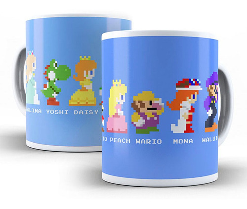 Caneca Pixel Mario - 325 Ml