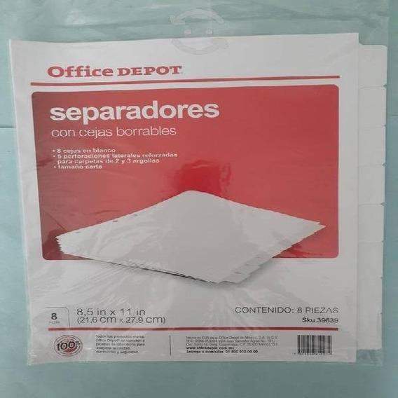 Carpetas Office Depot | MercadoLibre ?