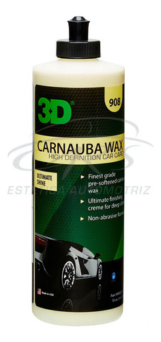 3d Carnauba Cera De Carnauba Liquida 1/2l