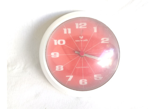 Reloj Pared Vox Tronic Vintage Electronico Retro No Funciona