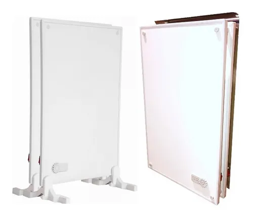 Panel Calefactor Exahome 500w Pie Y Pared P500 Blanco 220v