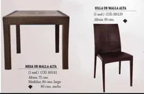Comprar Mesa Tipo Tejida Rattan Tipo Comedor