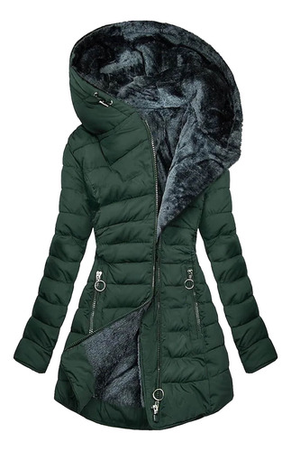 Ropa P Coat Para Mujer De Otoño E Invierno, Color Liso Con C