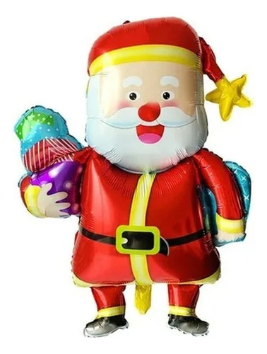 Globos Metaliados Navidad Papa Noel Santa Clous   70cm X1u