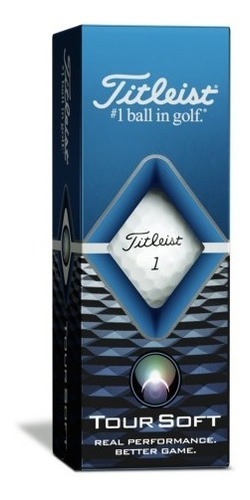 Buke Golf - Pelota Titleist Tour Soft Blanca X3