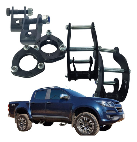 Kit Calços E Jumelos 2 Pol Chevrolet S10 High Country 2013