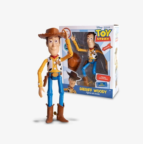 Toy Story Woody Muñeco 35cm +10 Frases Y Sonidos Español