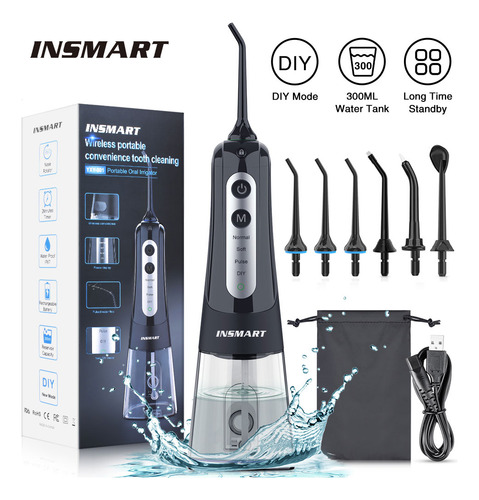 Irrigador Clareador Dental Insmart Oral Teeth Flosser Water