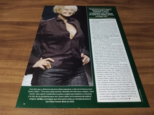 (r233) Xuxa * Clippings Revista 2 Pgs * 2020 (Usado)