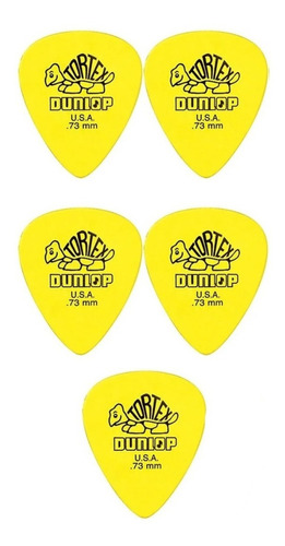 5 Plumillas Tortex 073 Dunlop Puas Guitarist House