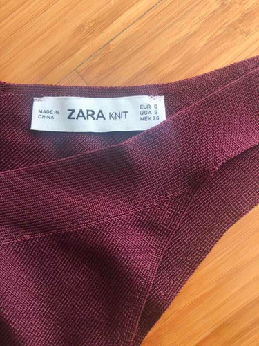 Top Tejido De Punto Zara