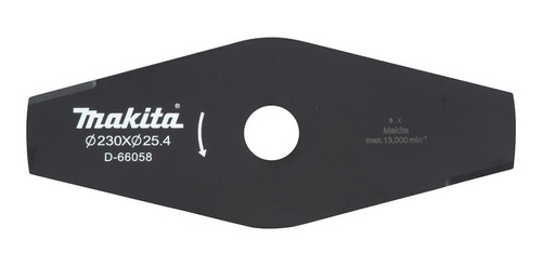 Cuchillo Metal 2 Puntas 230x25,4x2mm Makita D-66058