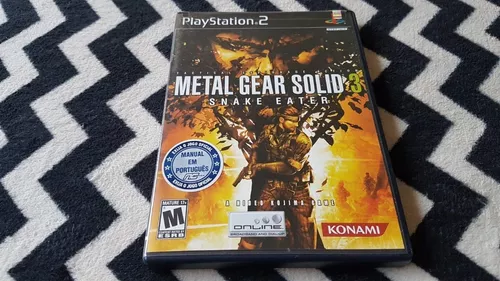 PS2 - Playstation 2 - Jogo Metal Gear Solid 3 Snake Eat