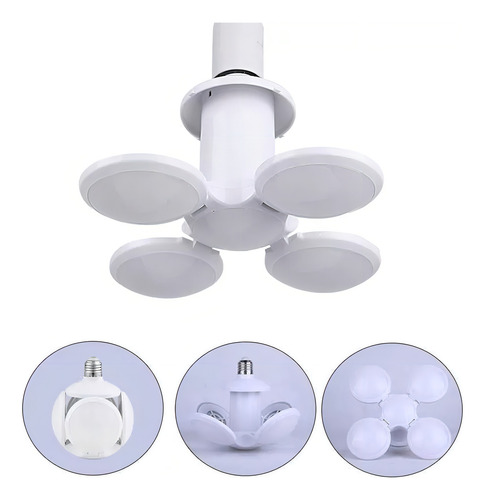 Ampolleta Forma De Pelota Ufo 28w Angulo Ajustable Luz Blanco Frío