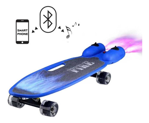 Imagen 7 de 10 de Skate Skateboard Penny Monopatín Patineta Bota Humo Truck