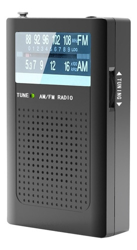 Mini Radio Portátil Am Fm Radio Sintonización Práctica Hogar