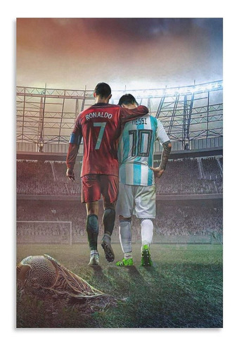 Mofanmi Art Football Stars Cristiano Ronaldo And Lionel Mess