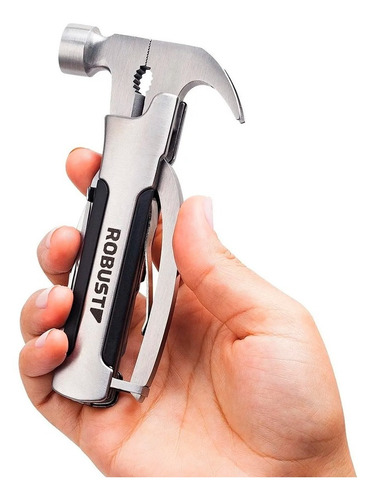 Imagem 4 de 6 de Canivete Martelo Multiuso 10 Funções Inox Gedore Robust