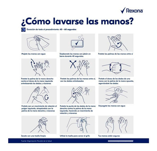 Jabon En Barra Rexona Antibacterial Original X 90 Gr
