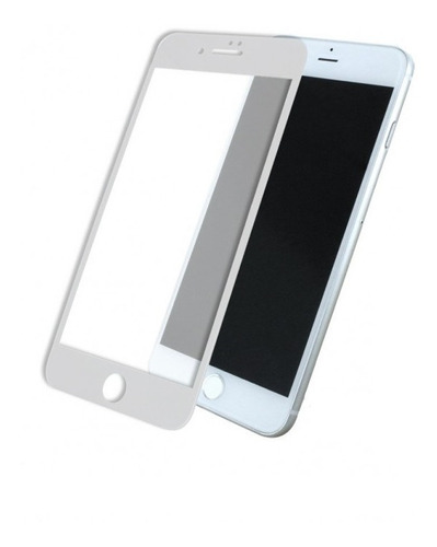 Protector Vidrio T. Full Cover 10d White Apple iPhone 7 Plus