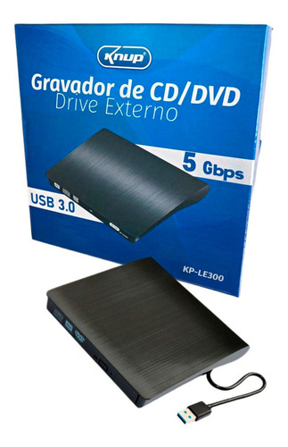 Drive Gravador Externo Cd Dvd Usb 3.0 Compacto Promocão