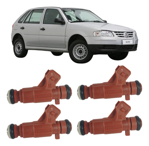 Kit 4 Bico Injetor Gol G4 G5 G6 1.0 2010 Após 0280157111