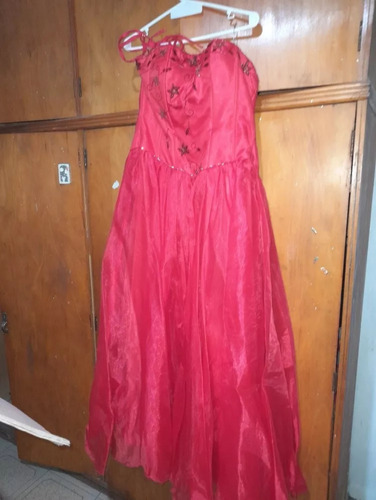 Vestido Para 15 Años Color Rojo Xl