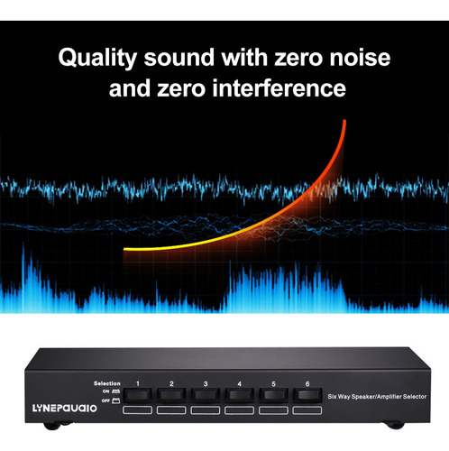 Caja Comparadora Selector De Audio Estéreo/bocina