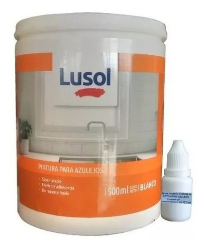 Pintura Lusol Blanco 0.9l Azulejos Cerámica - Ynter 