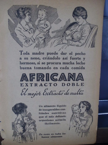 Clipping Recorte Publicidad Antigua 1920 Doble Faz Caballito