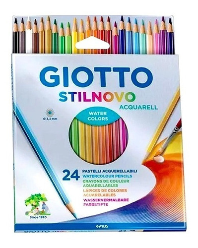 Lapices Acuarelables Giotto X 24 -255800- Pido Gancho 