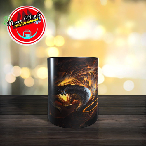 Taza Mágica De El Señor De Los Anillos - Gandalf Vs Balrog