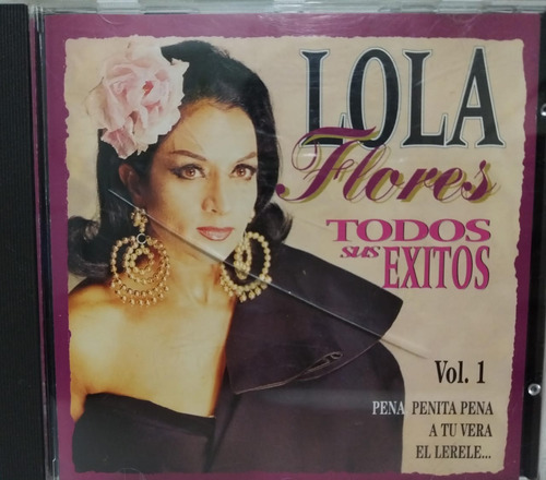 Lola Flores Todos Sus Exitos Volumen 1 Cd La Cueva Musical