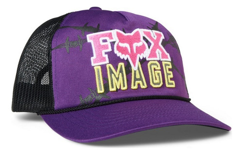 Jockey Fox Barb Wire Snapback  Snapback Morado