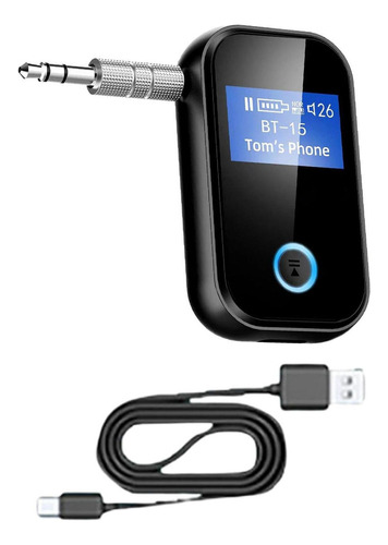 Receptor Transmisor Bluetooth 5.0 For Coche Bt-15, Batería