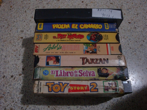 7 Peliculas Infantiles Vhs 