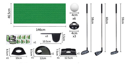 Kids Toy Golf Club Juego Con Flag Practice Golf Con Soporte