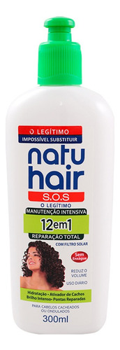 Creme Umidificador Natuhair Sos 12 Em 1 Reparação 300ml