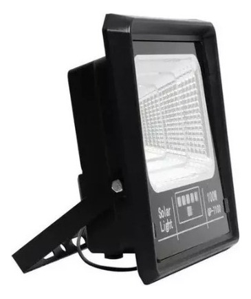 Lampara Foco Solar 100w + Panel Solar Control Remoto