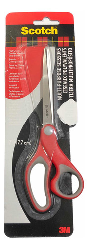 Tijeras Inoxidables 3m Scotch Multiusos Escolar Oficina 17cm