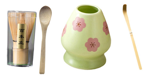4 Piezas Batch De Té Matcha, Soporte De Cerámica, De Té