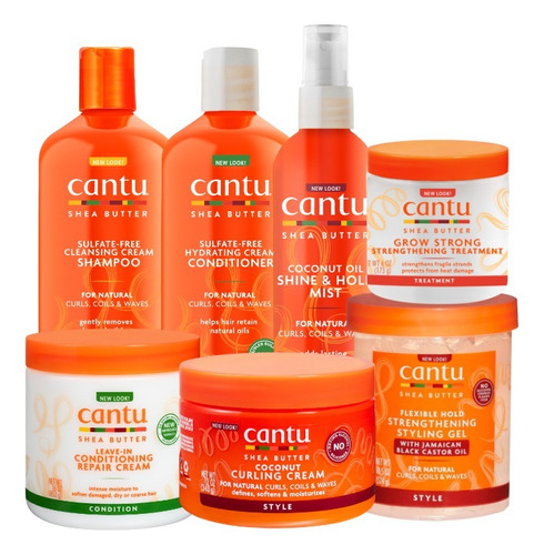 Kit Tratamiento Completo Cantu. Hidrata Y Define Tus Rizos