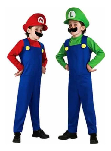 Disfraz De Mario Y Luigi. Súper Mario Bros