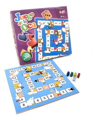 Juego De La Oca Gordillo De Madera Planeta Juguete