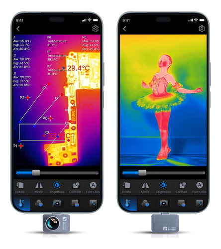 Cámara Térmica Thermal Master P2 Pro Para Android Con Macro
