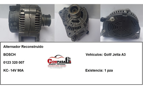 Alternador Jetta A3